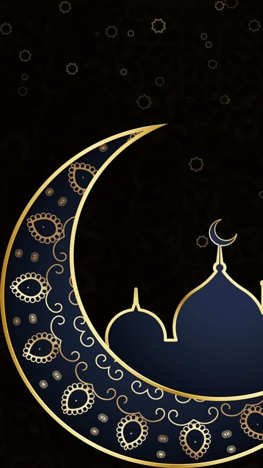 Ramadhan, Bulan, Desain wallpaper ponsel HD