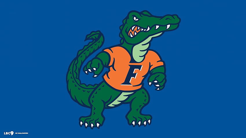 FLORIDA GATORS futebol americano universitário, logo Florida Gators papel de parede HD
