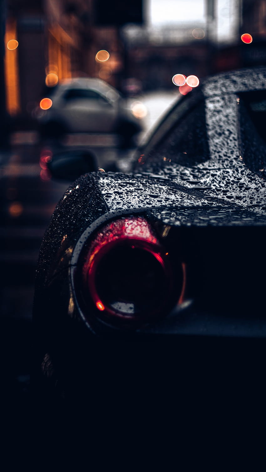 espejo retrovisor rojo y negro – Milano, Black and Red Luxury fondo de pantalla del teléfono