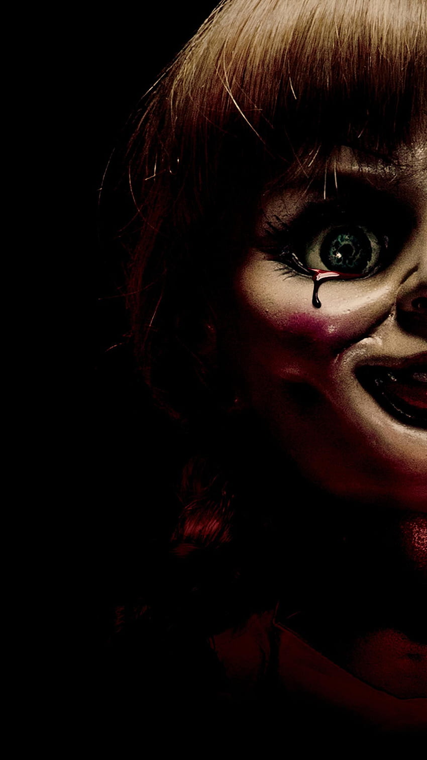 Annabelle (2014) Phone . Moviemania. Horror movie posters, Scary , Halloween iphone, Annabelle Doll HD phone wallpaper