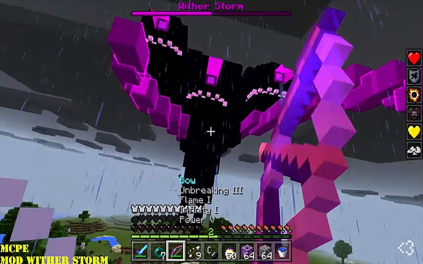 Mod Wither Storm Addon สำหรับ MCPE สำหรับ Android, Minecraft Wither Storm วอลล์เปเปอร์ HD