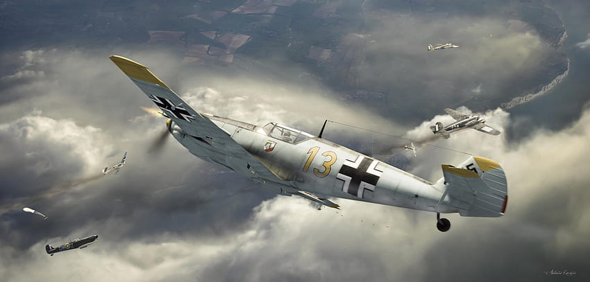 Messerschmitt Bf 109 HD wallpaper