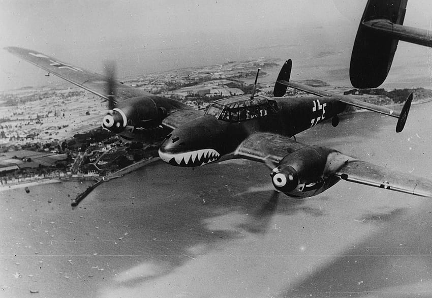 Messerschmitt ME-110, messerschmitt, almanca, 2. Dünya Savaşı, savaş, hava kuvvetleri, bf110, almanya, savaşçı, luftwaffe, me110 HD duvar kağıdı