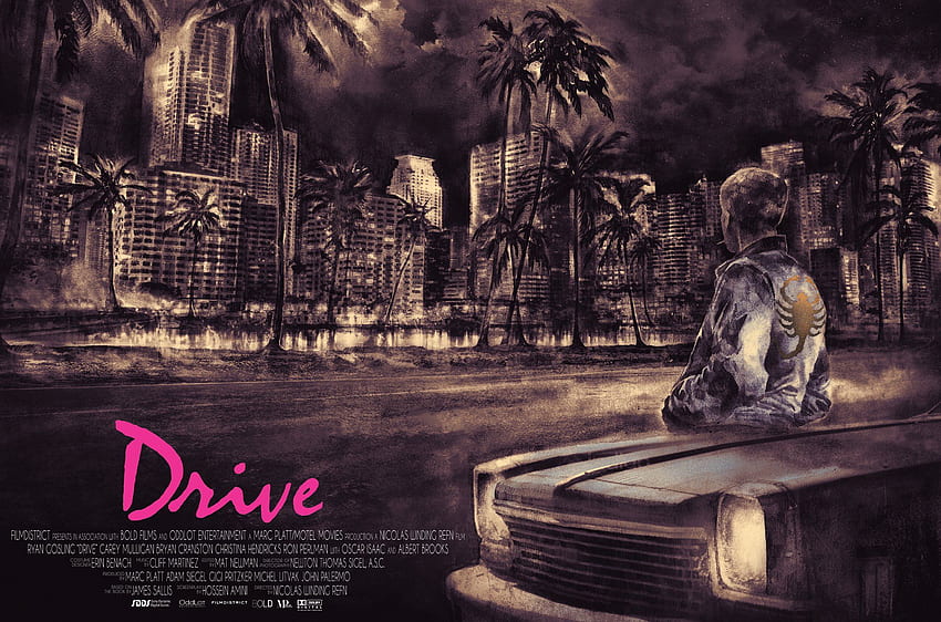 Drive (2011) [] by カール・フィッツジェラルド : MoviePosterPorn 高画質の壁紙