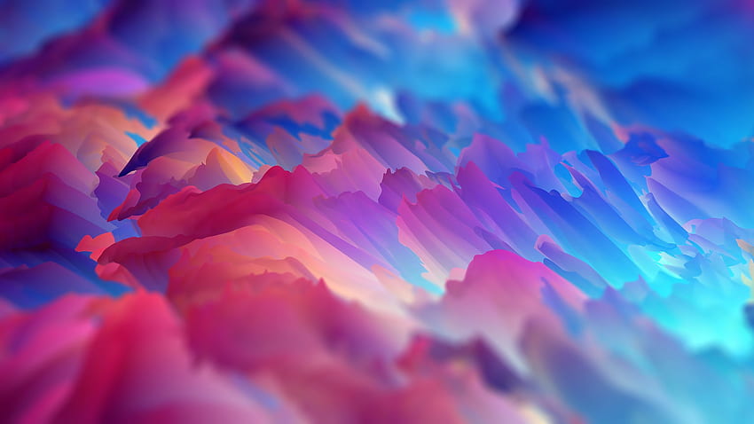 Nubes De Colores, Borrosa, Pintura fondo de pantalla