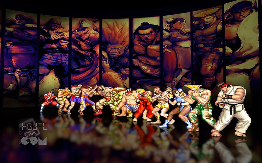 Street Fighter 2 – Oyunlar Eskiden Nasıl Görünürdü, Street Fighter II HD duvar kağıdı