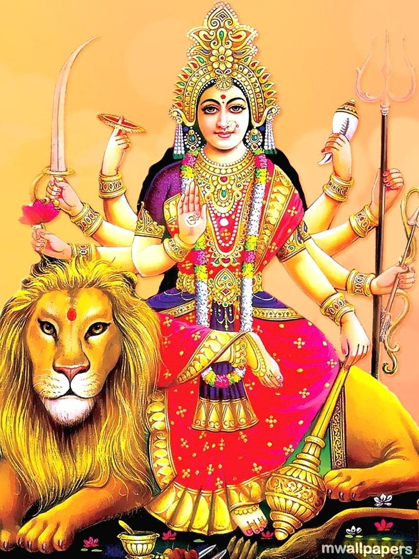 Maa Durga Devi & Title Maa Durga - Navami Durga Puja 2019 HD phone ...