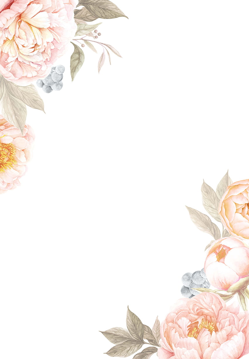 Peach Flowers - Wedding Invitation Template. Greetings Island in 2020. Flower wedding invitation, Peach wedding flowers, Peach wedding invitations, Peach Floral HD phone wallpaper