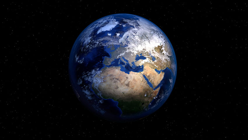 Planeta Ziemia, widok z kosmosu, panoramiczny 16:9, panoramiczny, 1600X900 Ziemia Tapeta HD