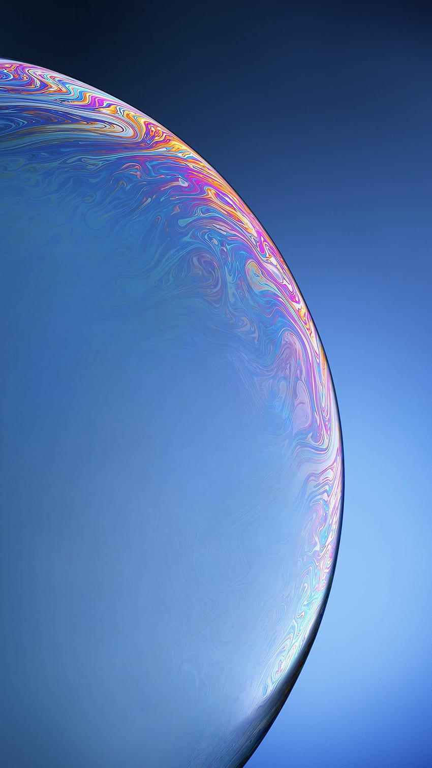 iPhone X . blue apple iphone xs max official art bubble, iPhone 8 Plus Default HD phone wallpaper