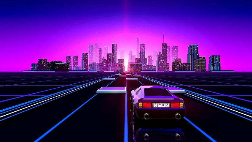 Retro 80er HD-Hintergrundbild