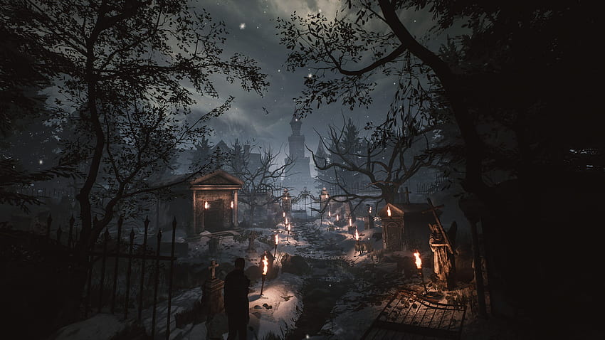 ArtStation - Resident Evil 8 Village, Pasquale Scionti에서 영감을 받은 The Dark Gate Unreal Engine 4.26 HD 월페이퍼