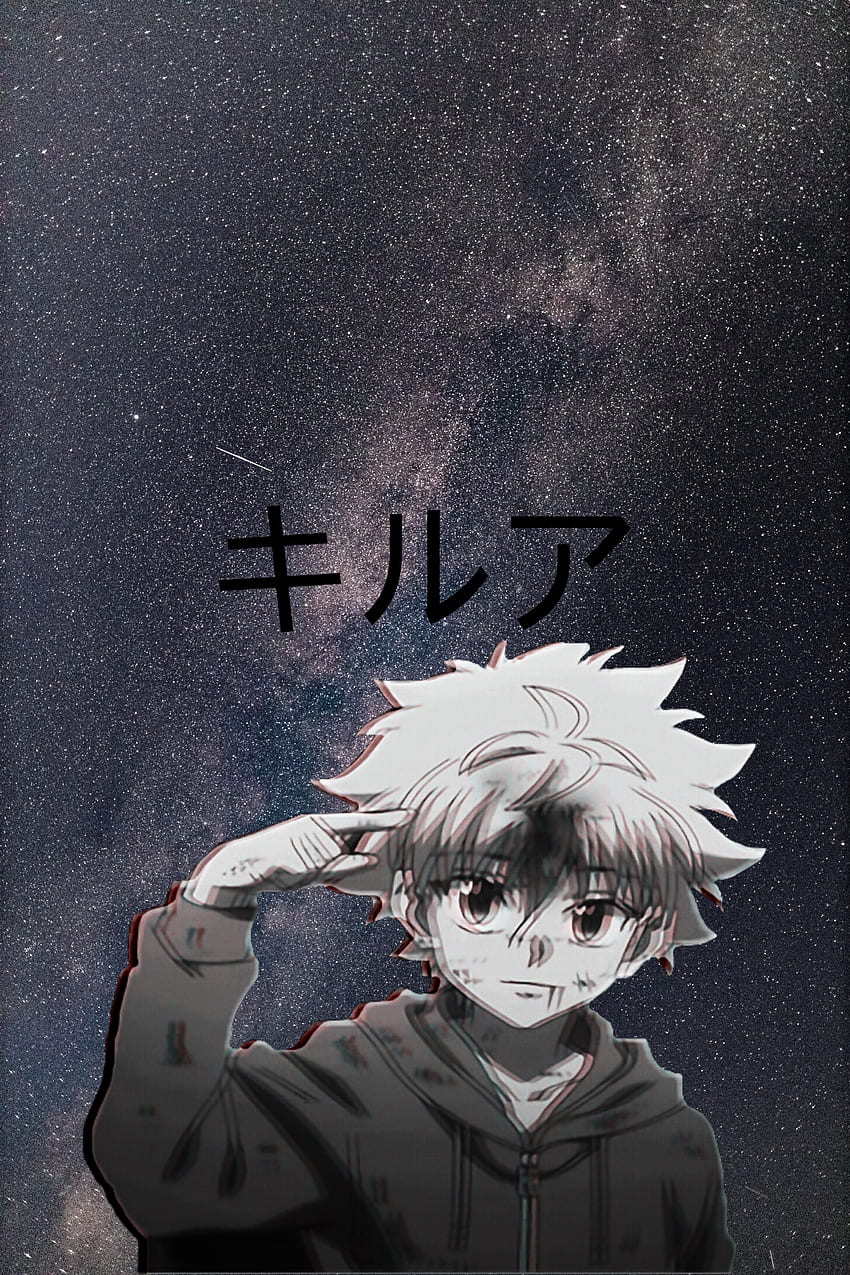 Killua, art, anime, space HD phone wallpaper | Pxfuel