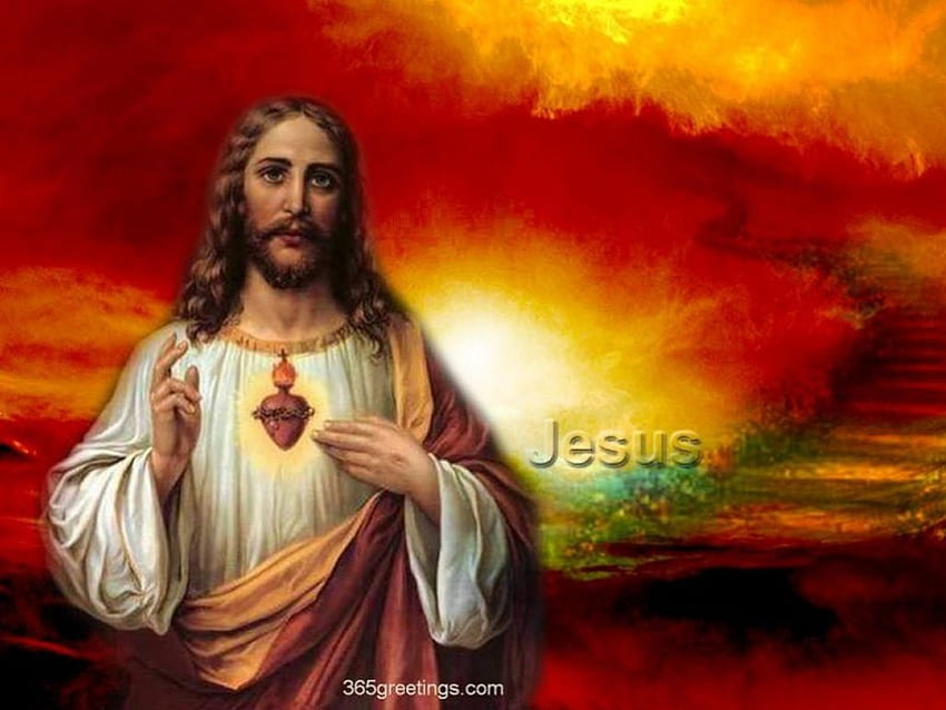 Jesus Christus der Weg, Gott, Treppe, Himmel, Jesus, Christus HD-Hintergrundbild