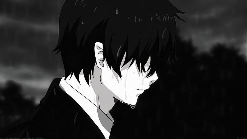 憂鬱なアニメ PFP、悲しい憂鬱なアニメ 高画質の壁紙