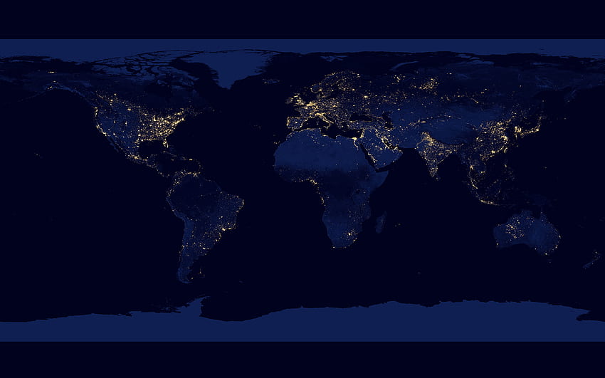 Climate Change: Climate Resource Center - Night lights, big cities, Earth Night HD wallpaper