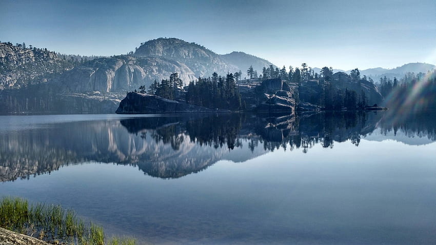 Kibbie Lake, amusant, cool, nature, forêt, lac, montagne Fond d'écran HD