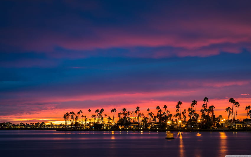 Downtown San Diego Sunset - at HD wallpaper