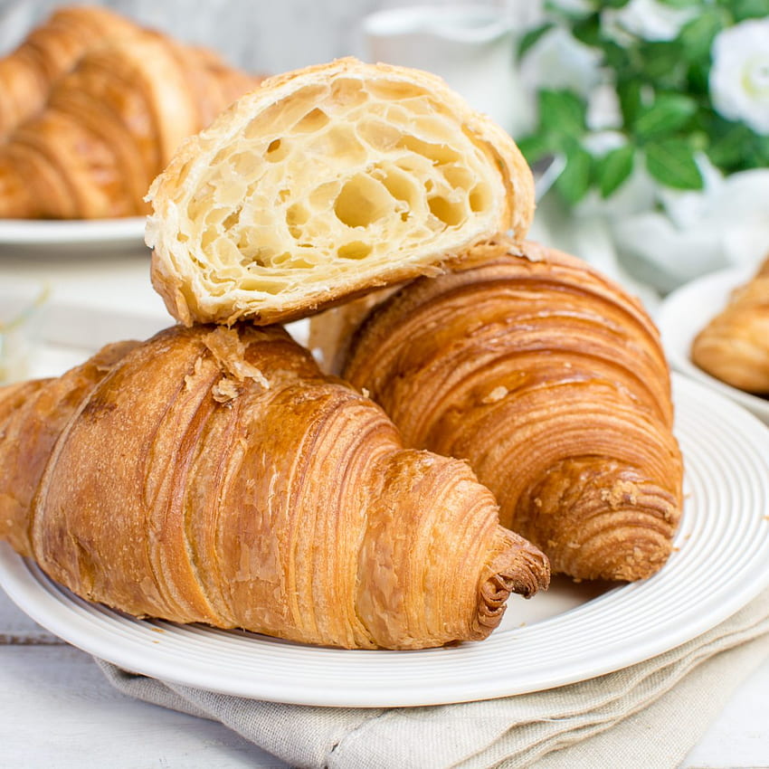 Croissanty, prosty przepis na zrobienie ich w domu, Simple Croissant Tapeta na telefon HD