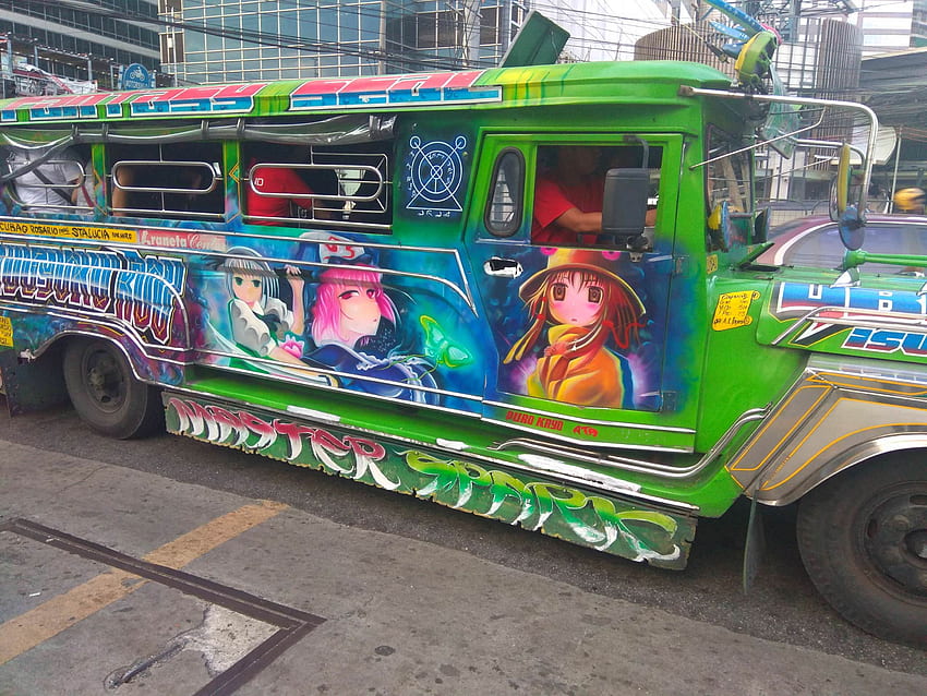 Jackie Buntan rides jeepney in first visit to the Philippines