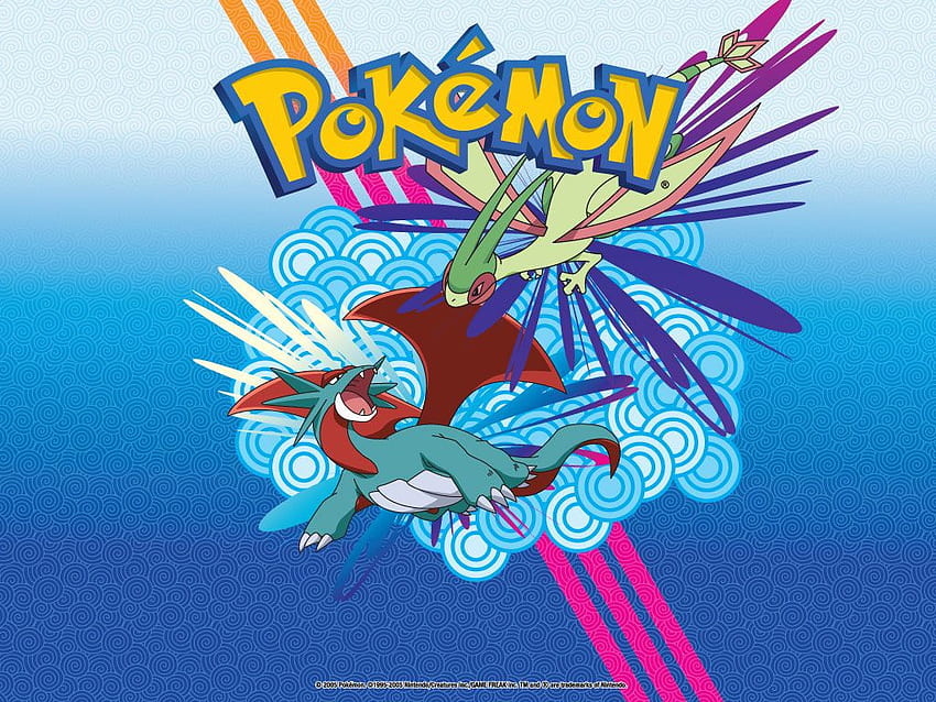 Pokémon Sala, Ence y Flygon - Pokémon, Salamence fondo de pantalla