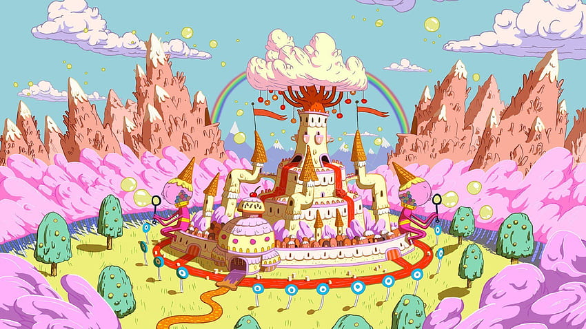 Adventure Time /, Adventure Time Landscape HD wallpaper