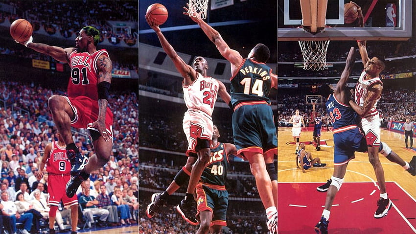 Sports nba basketball michael jordan chicago bulls dennis rodman HD wallpaper