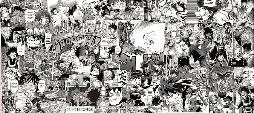 만화 콜라주, Jujutsu Kaisen Collage HD 월페이퍼