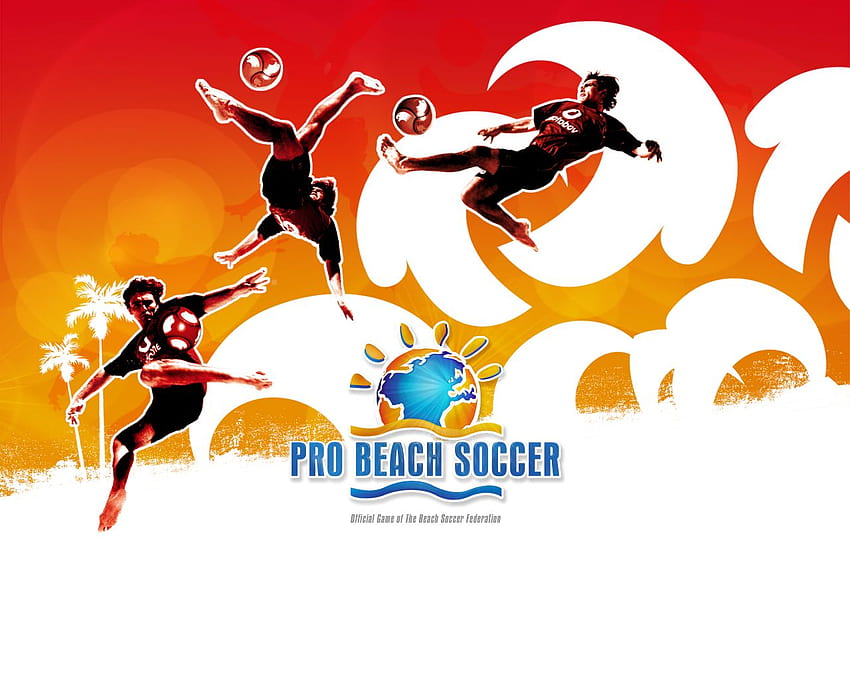 Profi-Beachsoccer HD-Hintergrundbild