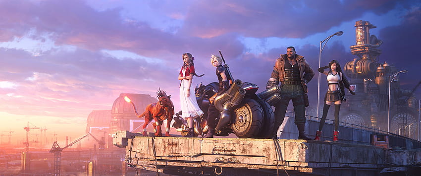 Final Fantasy VII Remake, 3440x1440 Tier HD-Hintergrundbild