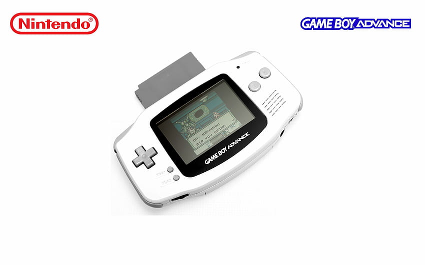 Biała konsola Nintendo Game Boy Advance, GameBoy Advance, Nintendo Tapeta HD