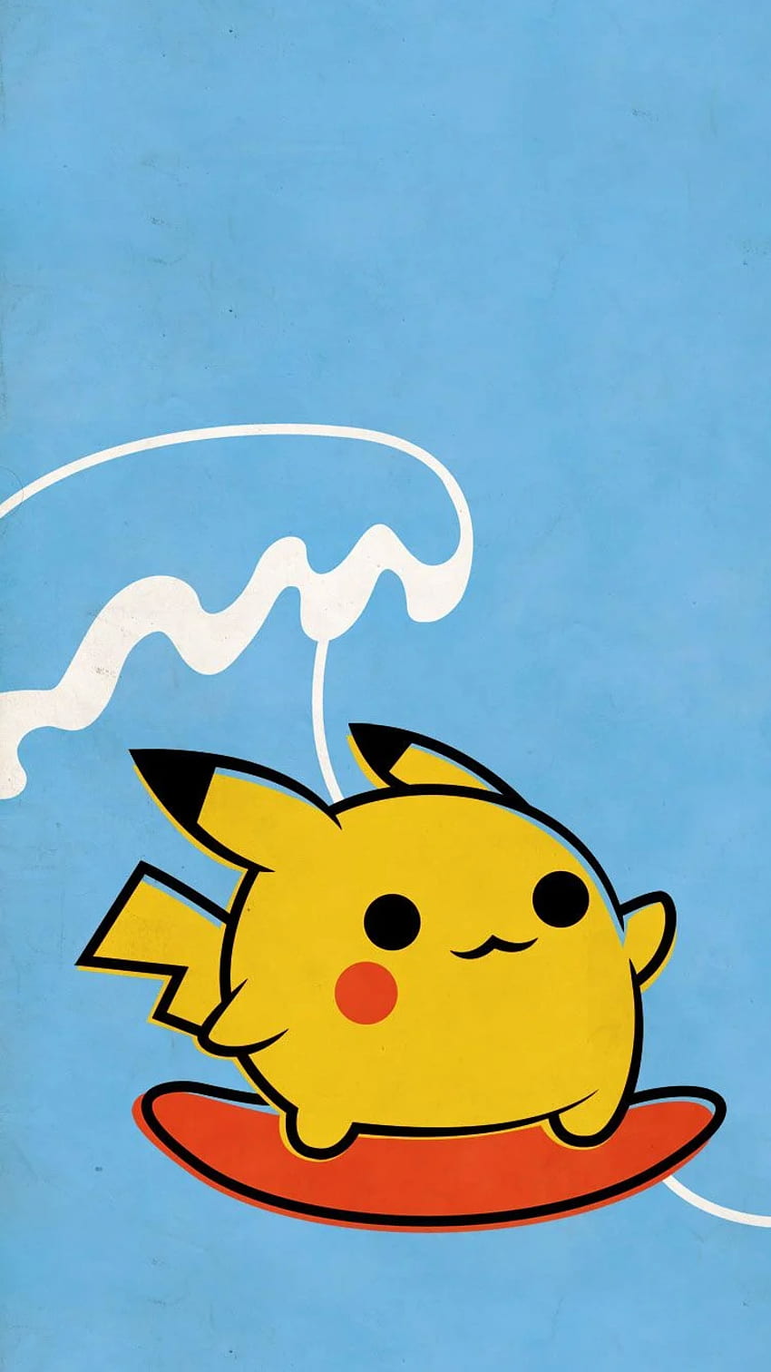 Pikachu Surfing IPhone . Pokemon!. HD phone wallpaper