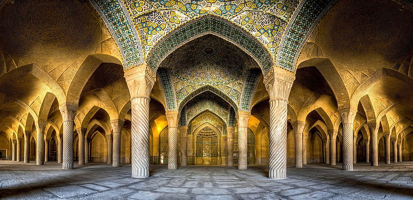 landscape, Mosque, Architecture, Panoramas, Islam, Urban, Iran HD wallpaper
