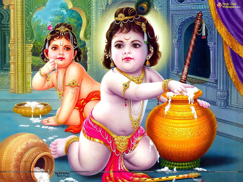 Bal Krishna - dewa, Baal Krishna Wallpaper HD
