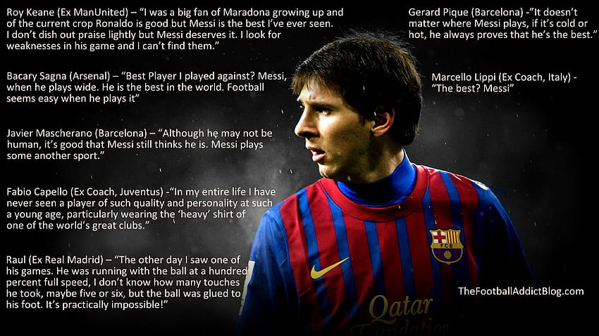 Messi Soccer Quotes Inspirational. QuotesGram HD wallpaper