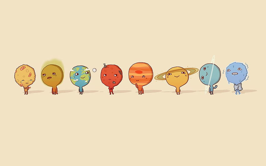 cute, earth, mars and planets - HD wallpaper