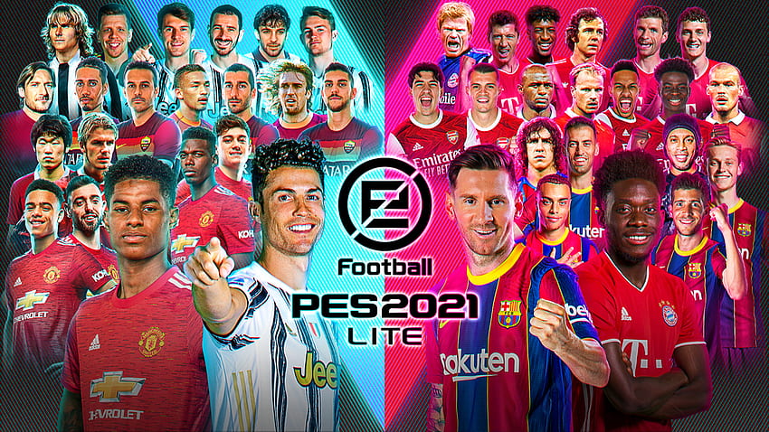 LEKKI. PES — eFootball PES 2021 AKTUALIZACJA SEZONOWA Oficjalna strona, logo PES Tapeta HD