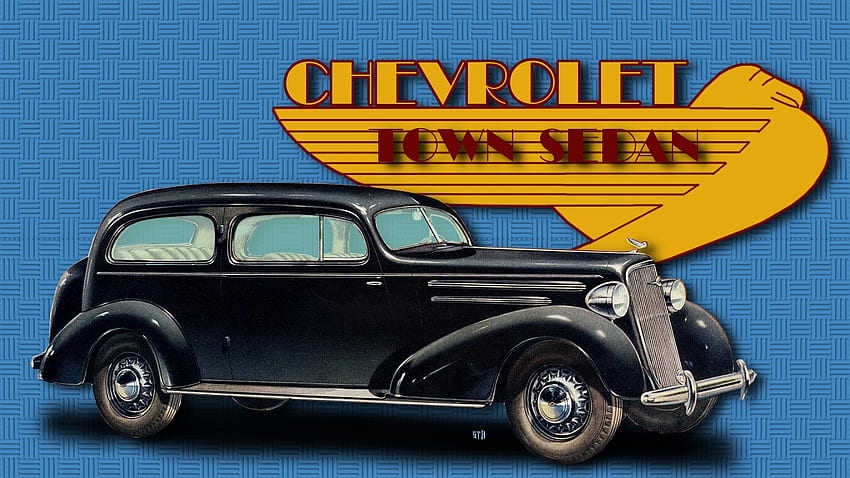 1935 Chevrolet Town Sedan, 1935 Chevrolet, антични автомобили, автомобили Chevrolet, фон на Chevrolet, Chevrolet HD тапет