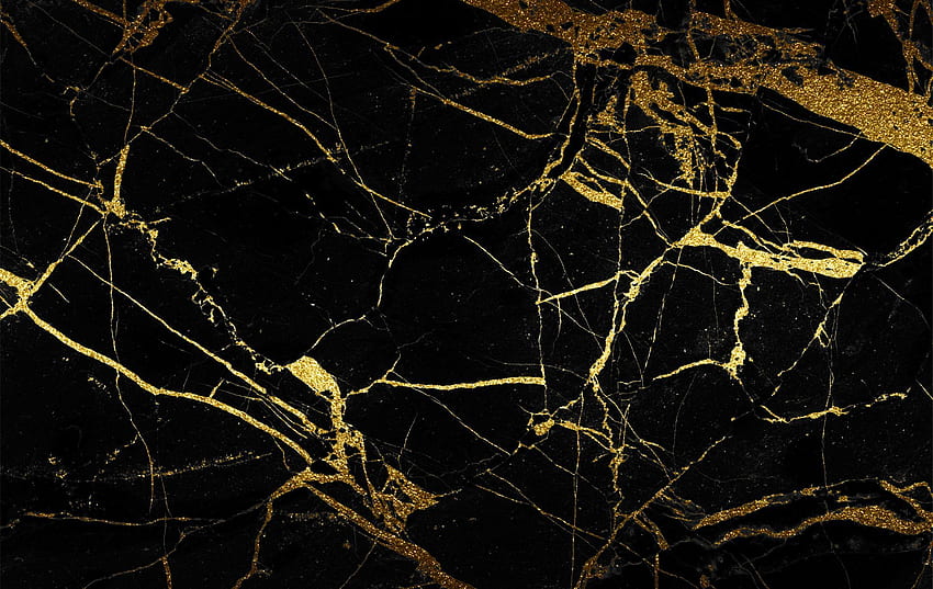 Black and Gold , Black White and Gold Marble HD wallpaper