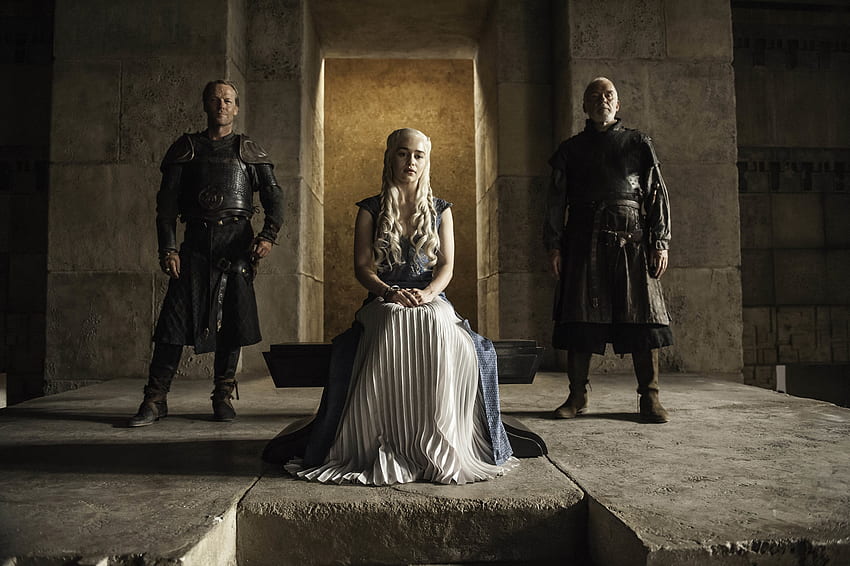 Daenerys Targaryen, Emilia Clarke, program telewizyjny, gra o tron Tapeta HD