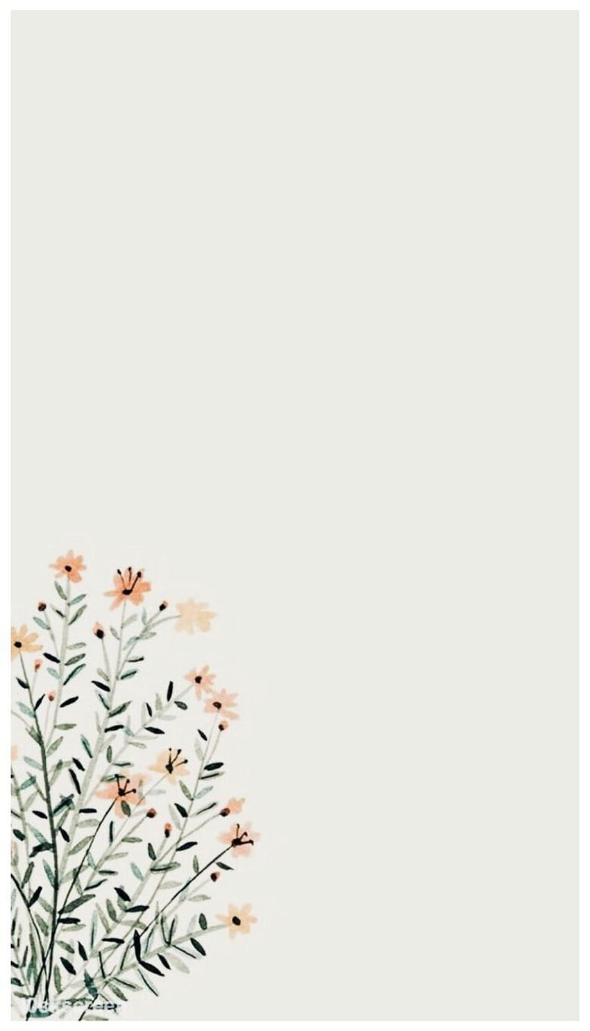 Download Charming Flower Simple Iphone Wallpaper | Wallpapers.com