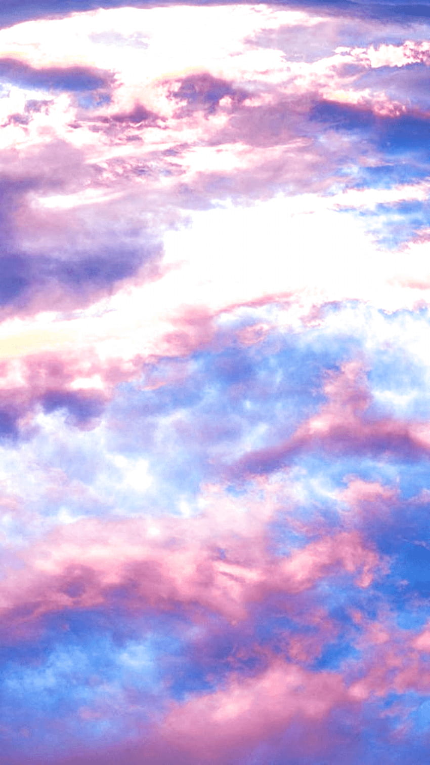 Cloud Aesthetic For iPhone: Beautiful Tumblr inspired blue and pink ...