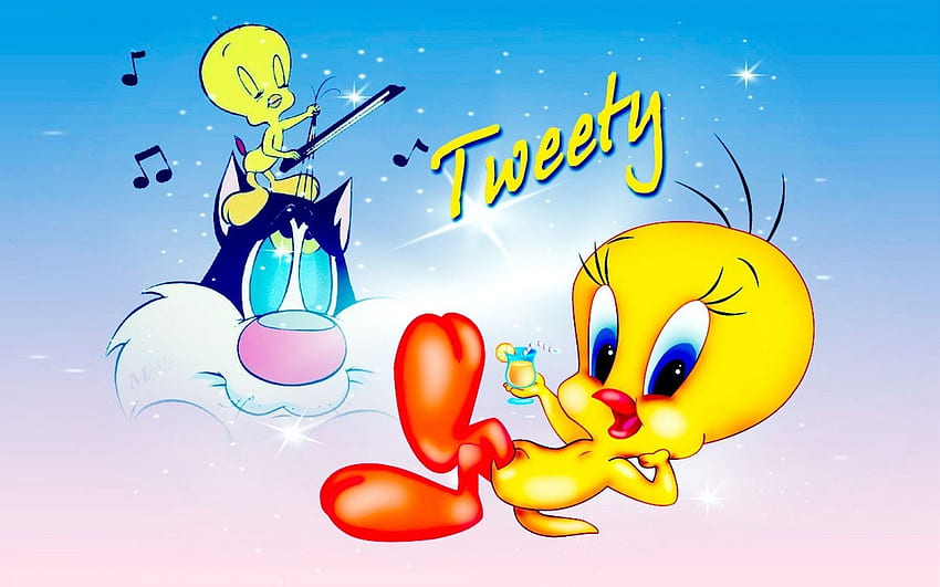 Tweety Bird Cartoons For Your Computer HD wallpaper