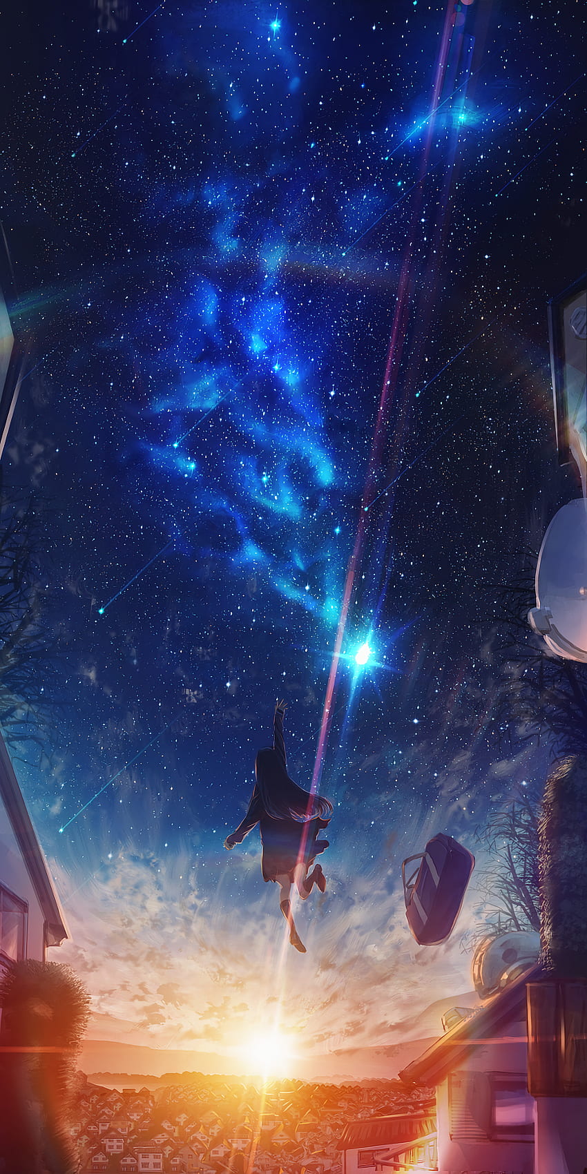Asli (). Pemandangan khayalan, Pemandangan anime, Pemandangan wallpaper ponsel HD