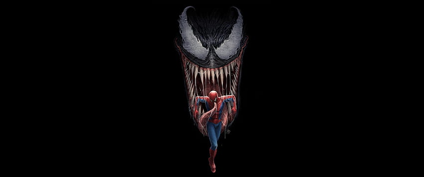 Venom Spiderman []: panorámica, 3440X1440 Venom fondo de pantalla