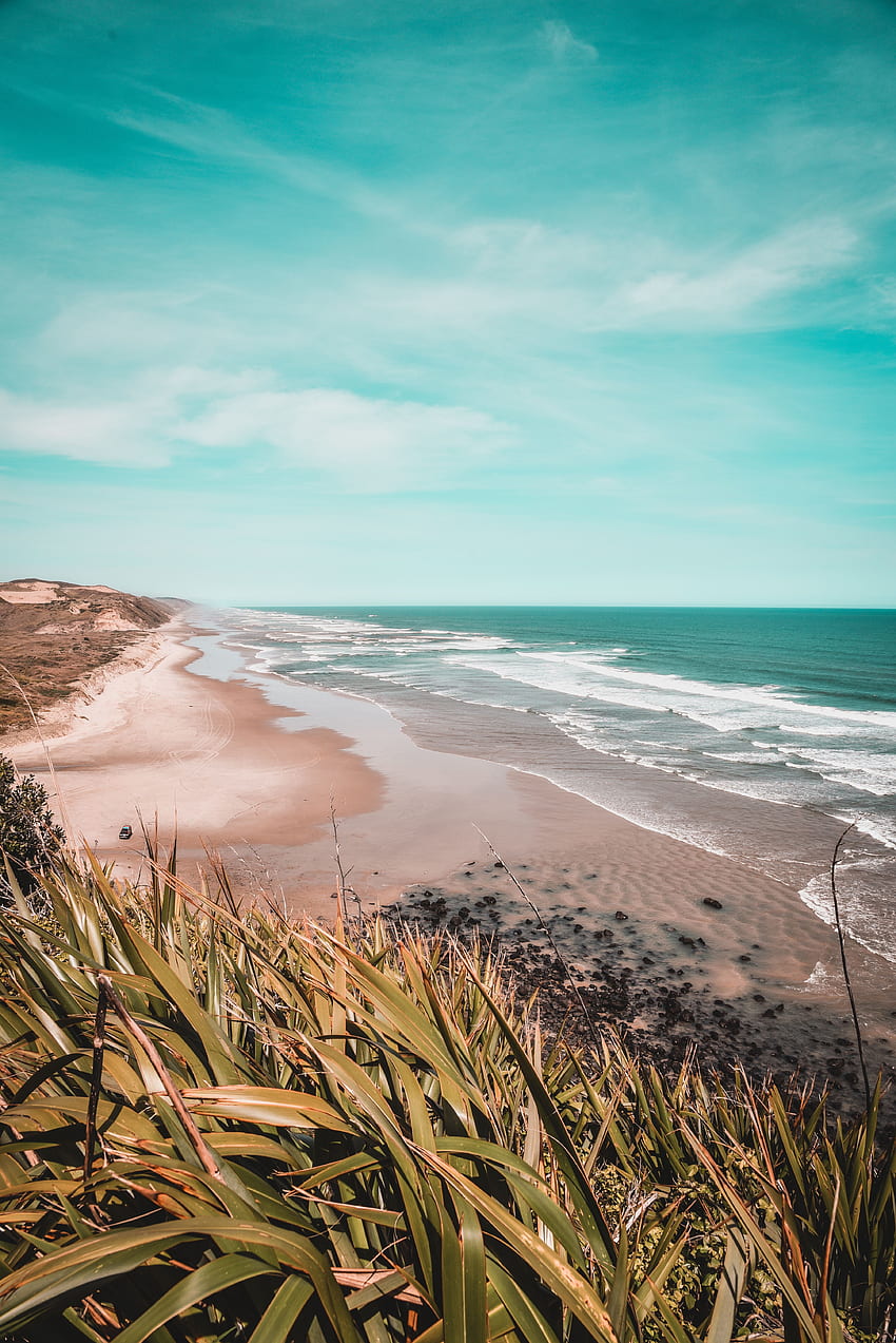 Landscape, Nature, Sea, Waves, Beach, Coast HD phone wallpaper