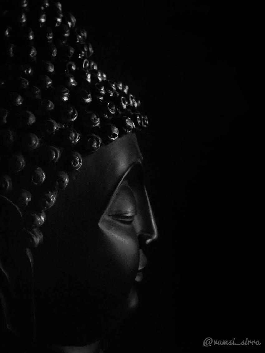 Black Buddha, Dark Buddha HD phone wallpaper