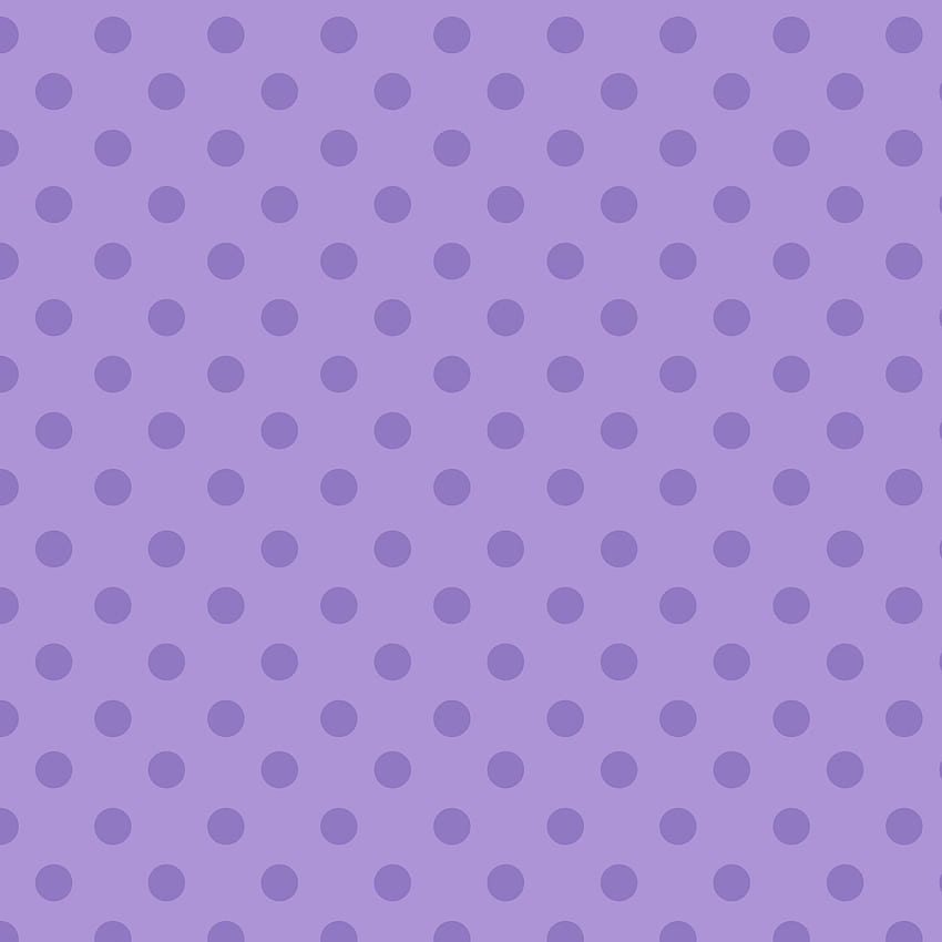Polka dots, dots, spots, retrol, pattern, Purple Polka Dot HD phone wallpaper