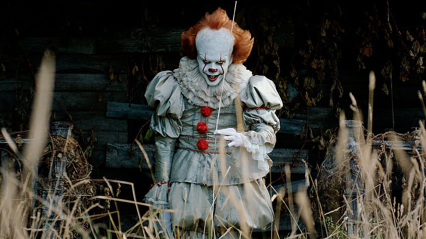 It Movie 2017 Pennywise Scary Clown HD wallpaper