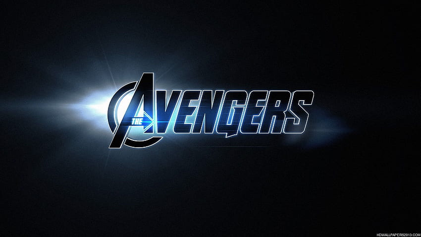 Avengers Logo, Blue Avengers HD wallpaper